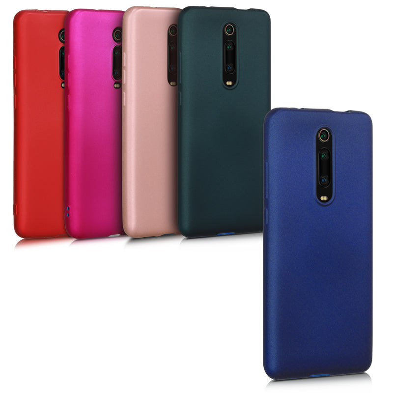 kwmobile Phone Case for Xiaomi Mi 9T (Pro) / Redmi K20 (Pro) - Silicone Case metallic shimmering - Protective Cover