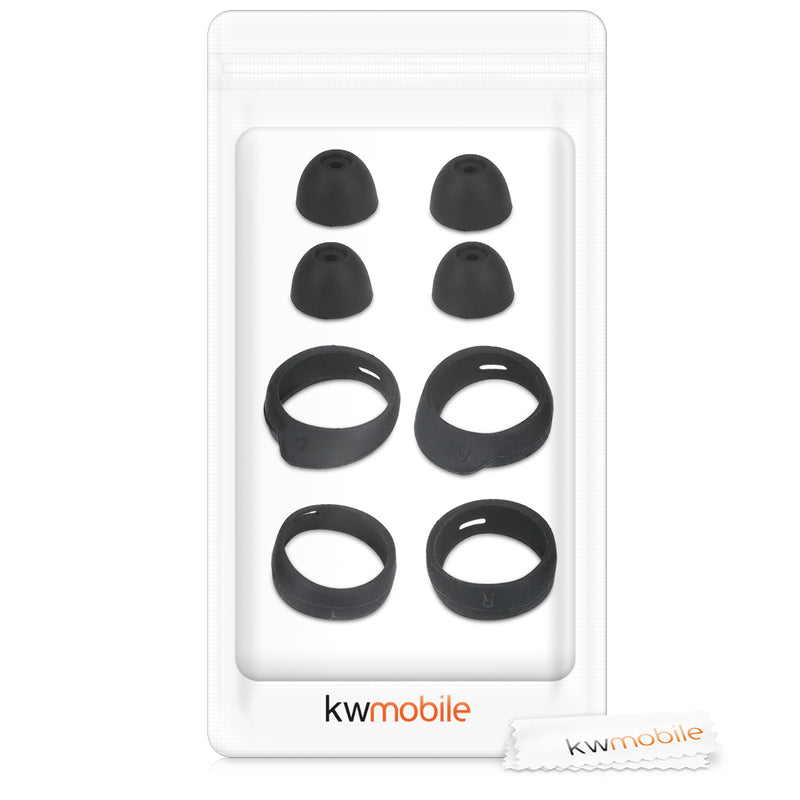 kwmobile Replacement Earpads compatible with Samsung Galaxy Buds / Buds Plus In-Ear Earphones Headphone Pads