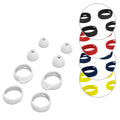 kwmobile Replacement Earpads compatible with Samsung Galaxy Buds / Buds Plus In-Ear Earphones Headphone Pads