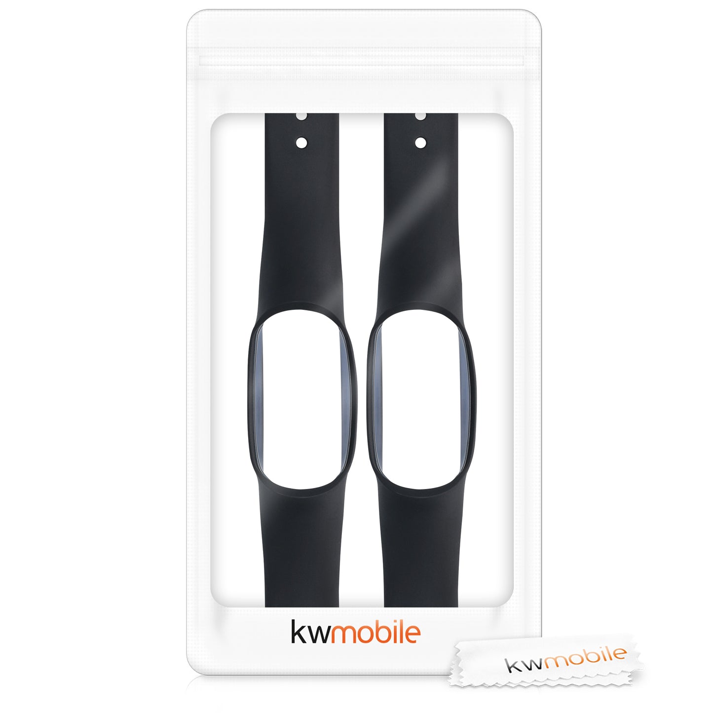 kwmobile Watch Strap for Xiaomi Mi Band 4 / Mi Band 3 Strap Fitness Tracker Band Set Replacement Band Smartwatch