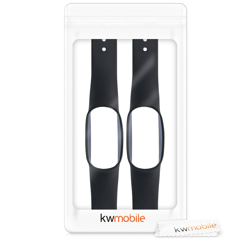kwmobile Watch Strap for Xiaomi Mi Band 4 / Mi Band 3 Strap Fitness Tracker Band Set Replacement Band Smartwatch