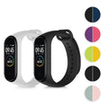 kwmobile 2x Uhrenarmband für Xiaomi Mi Band 4 / Mi Band 3 Armband - Fitnesstracker Band Set aus TPU Silikon - Ersatzarmband Smartwatch - Schwarz Schwarz Schwarz  