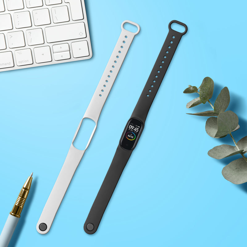 kwmobile Watch Strap for Xiaomi Mi Band 4 / Mi Band 3 Strap Fitness Tracker Band Set Replacement Band Smartwatch