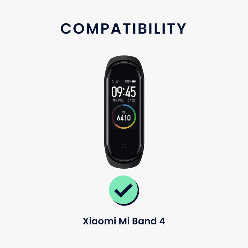 kwmobile Watch Strap for Xiaomi Mi Band 4 / Mi Band 3 Strap Fitness Tracker Band Set Replacement Band Smartwatch