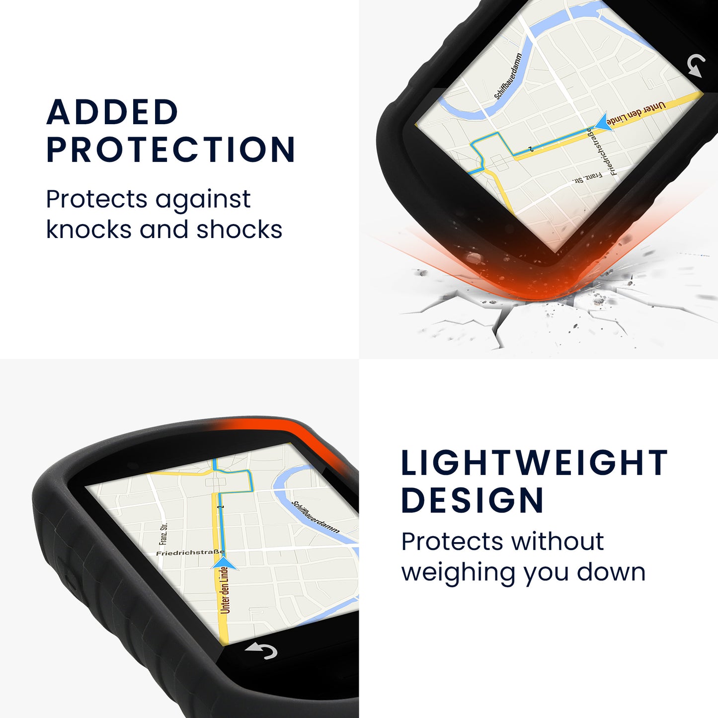 kwmobile Case compatible with Garmin Edge 830 - Protective Cover