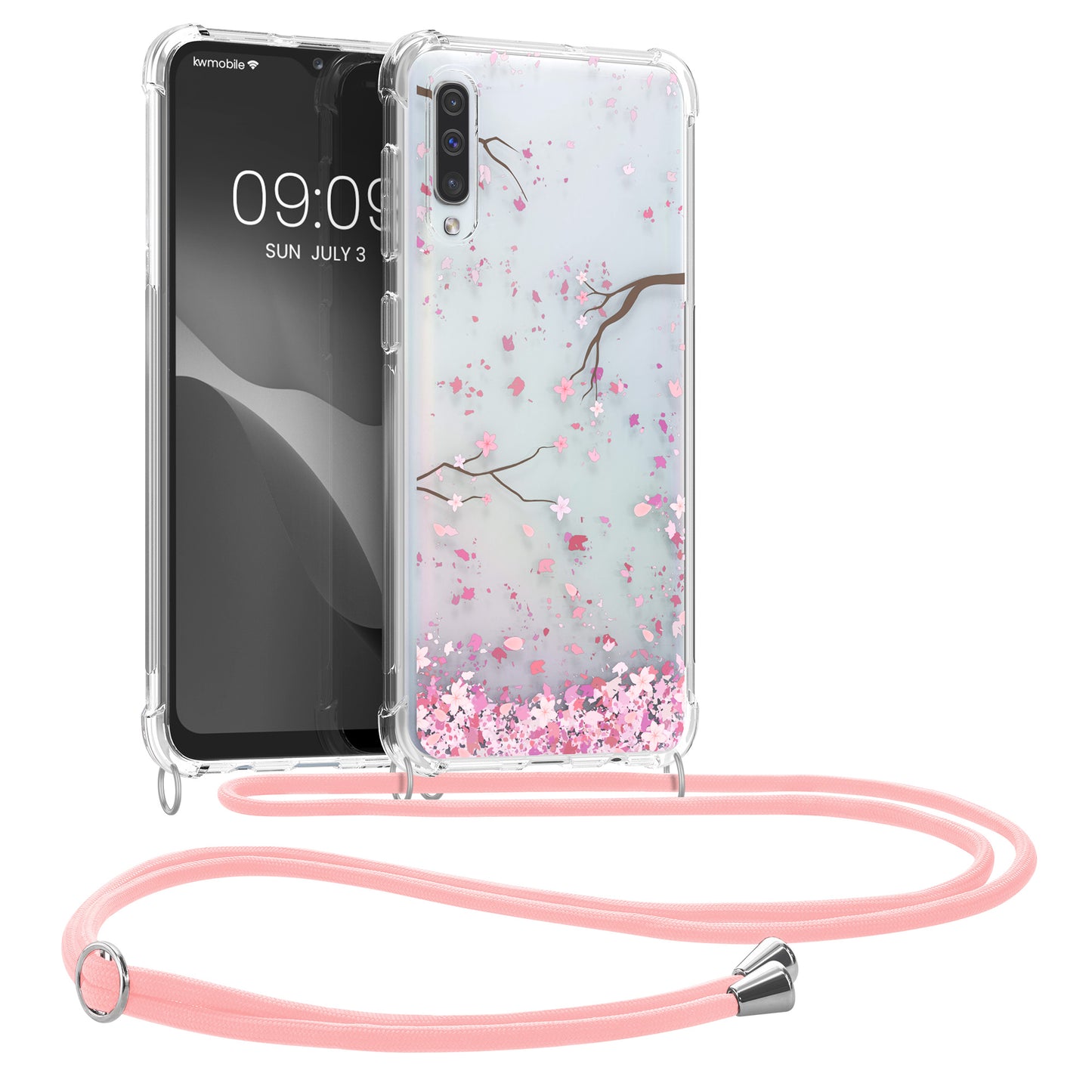 kwmobile Necklace Case compatible with Samsung Galaxy A50 Cover