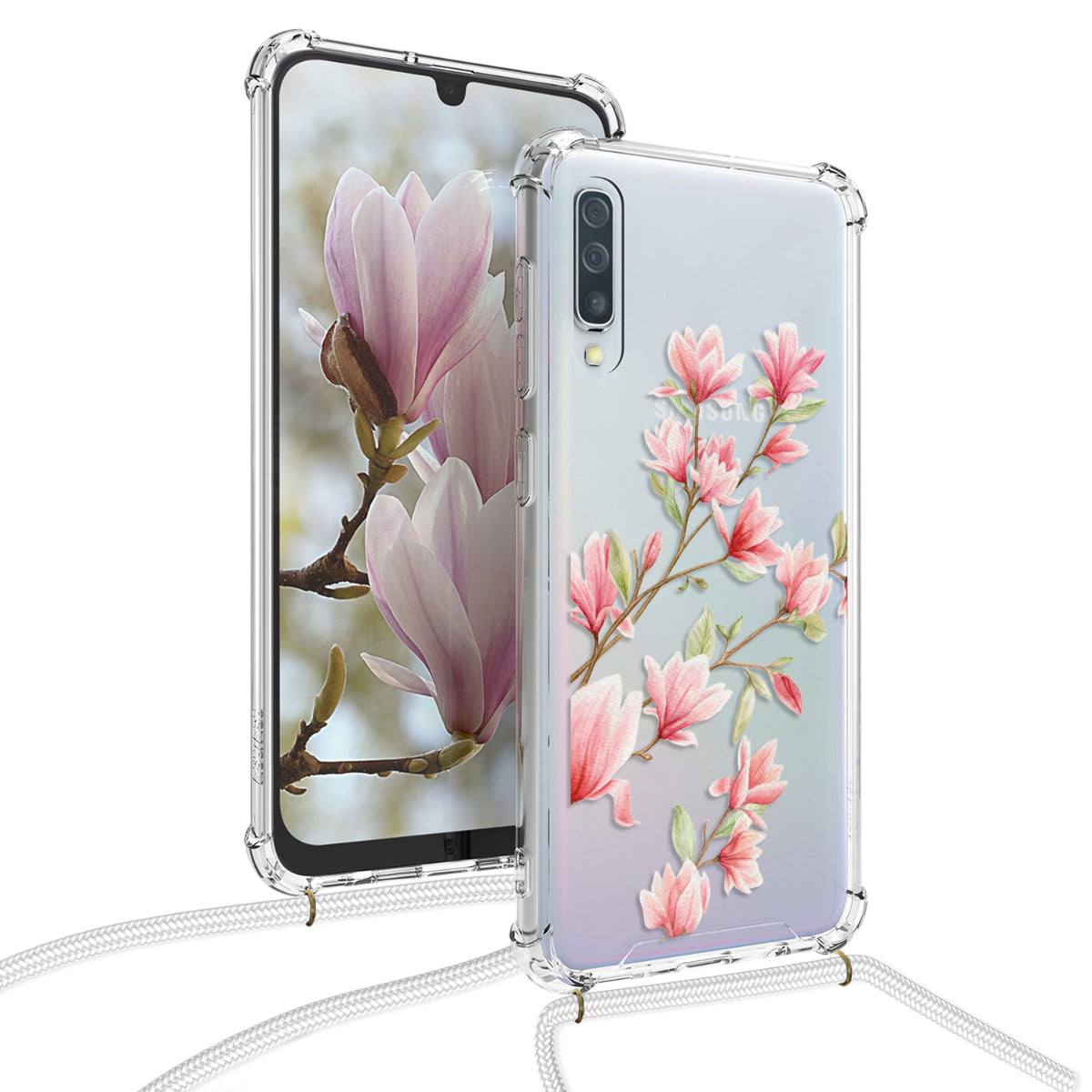 kwmobile Necklace Case compatible with Samsung Galaxy A50 Cover