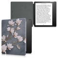 kwmobile Protective Case for Amazon Kindle Oasis 10th Generation Case - eReader Flip Case with Auto Sleep Function - Galaxy Tree Meadow