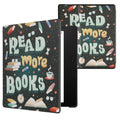 kwmobile Protective Case for Amazon Kindle Oasis 10th Generation Case - eReader Flip Case with Auto Sleep Function - Galaxy Tree Meadow