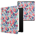 kwmobile Protective Case for Amazon Kindle Oasis 10th Generation Case - eReader Flip Case with Auto Sleep Function - Galaxy Tree Meadow