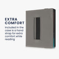 kwmobile Case Compatible with Amazon Kindle Oasis 10th Generation Case - Cover with Hand Strap and Stand