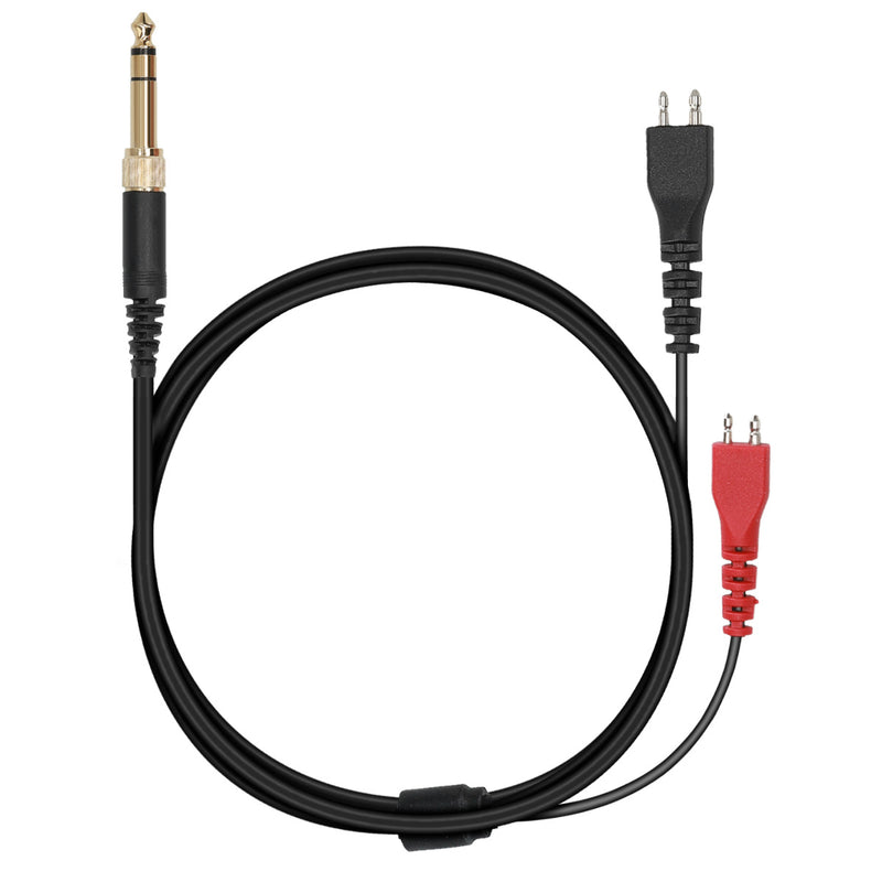 kwmobile Headphone Cable compatible with Sennheiser HD25 / HD560 / HD540 / HD480 / HD430 / HD414 / HD250 without Microphone and Buttons 3.5mm Jack Cable for Headphones 255 cm