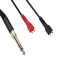 kwmobile Headphone Cable compatible with Sennheiser HD25 / HD560 / HD540 / HD480 / HD430 / HD414 / HD250 without Microphone and Buttons 3.5mm Jack Cable for Headphones 255 cm