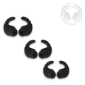 kwmobile Universal Headphone Hooks for In-Ear Headphones Set Earbuds Silicone Case with Hooks