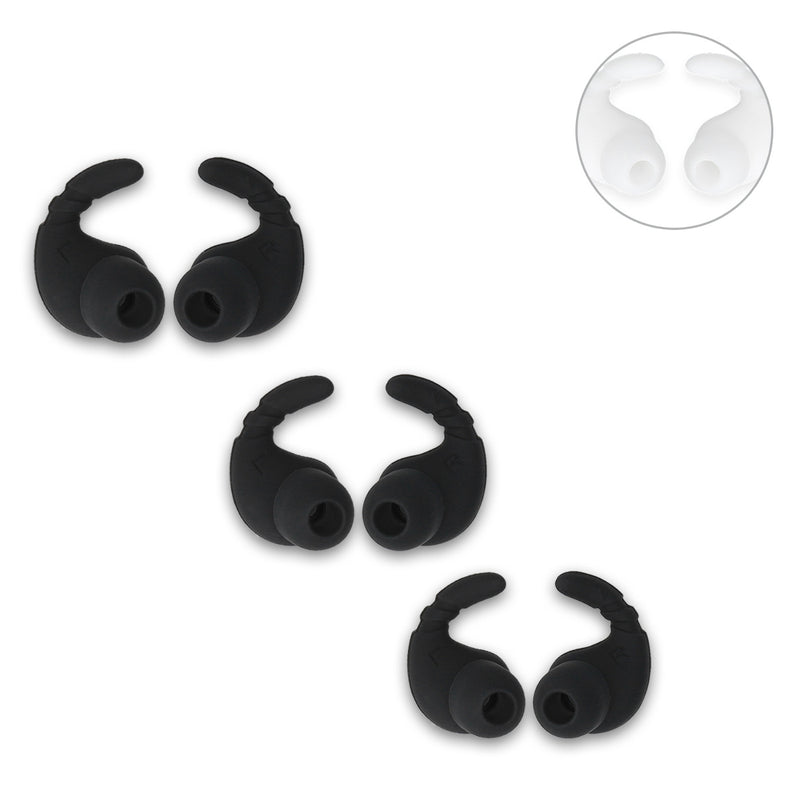 kwmobile Universal Headphone Hooks for In-Ear Headphones Set Earbuds Silicone Case with Hooks