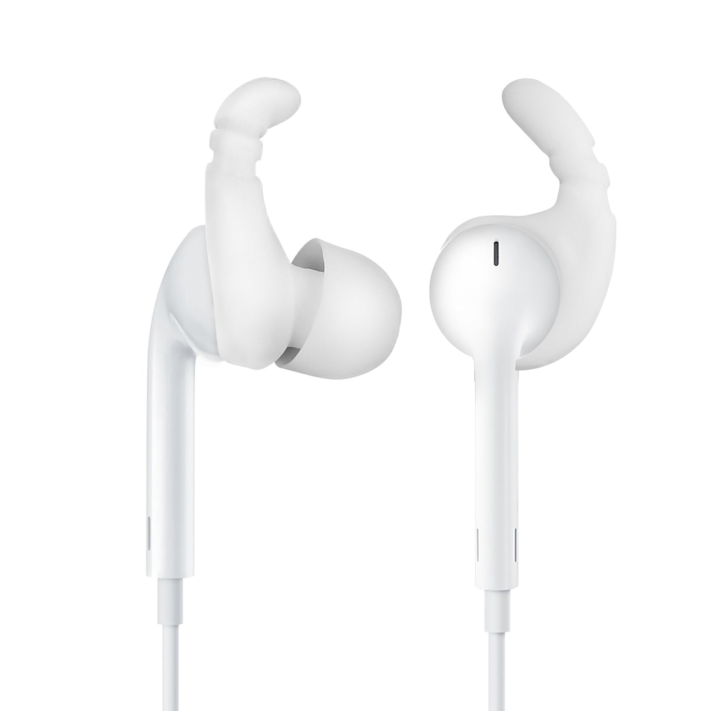 kwmobile Universal Headphone Hooks for In-Ear Headphones Set Earbuds Silicone Case with Hooks