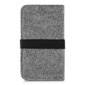 kwmobile Pouch for Smartphones with Elastic Band Mobile Phone Protective Pouch Compass Vintage 16.0 x 8.0 cm Inner Dimensions