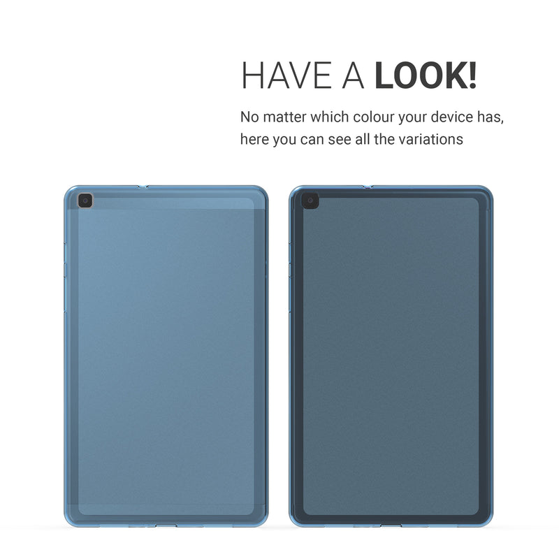 kwmobile Case Compatible with Samsung Galaxy Tab A 8.0 (2019) Case - Soft Silicone Case Transparent - Tablet Cover