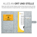 kwmobile Case for the German Child Health Record - Child Health Record Cover and Vaccination Card Holder with Extra Pockets - Cover