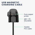 kwmobile USB Cable Charger compatible with Samsung Galaxy Fit e Charging Cable Smart Watch Replacement Cable Fitness Tracker Charging Cable