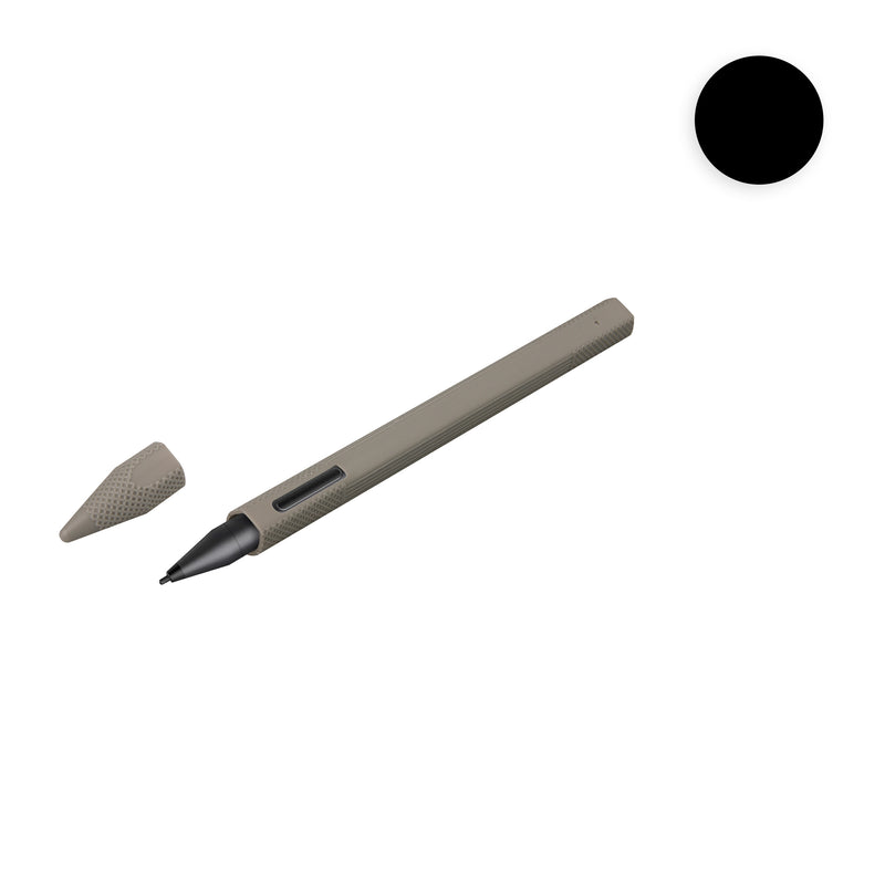 kwmobile Schutzhülle kompatibel mit Microsoft Surface Pen - Hülle Stift Silikon Case - Schutz Abdeckung Ladeanschluss - Schwarz Schwarz  