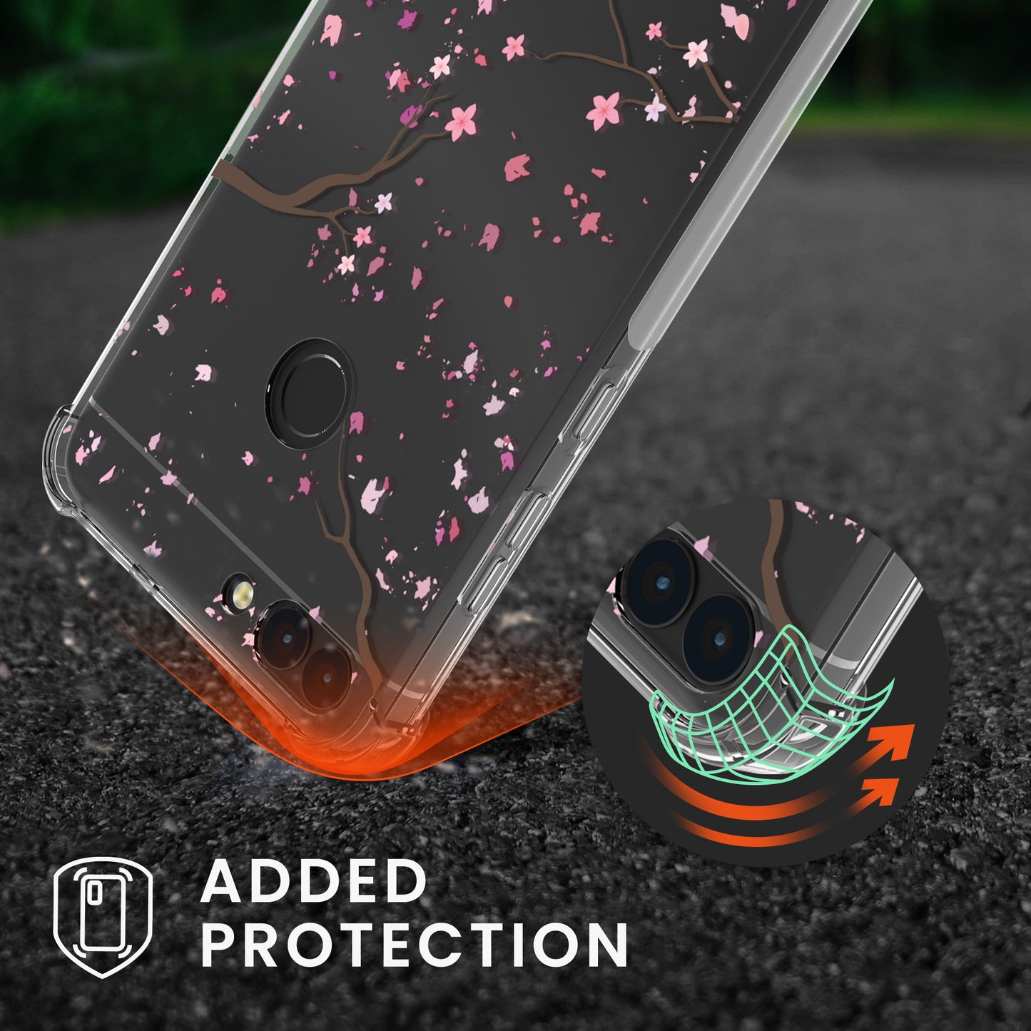 Case compatible with Huawei Enjoy 7S / P Smart (2017)