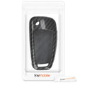 kwmobile Car Key Cover Compatible with Audi 3-Button Flip Key Hard Case Protective Cover Key Fob Cover