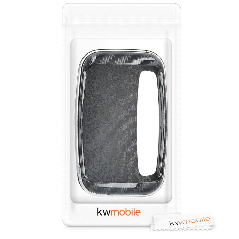 kwmobile Car Key Cover Compatible with Land Rover Jaguar 5-Button Smart Key Hard Cover Protective Case Key Shell Cover