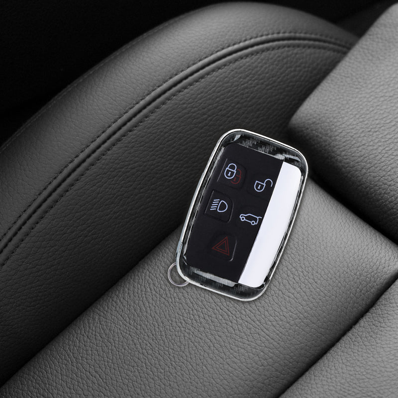 kwmobile Car Key Cover Compatible with Land Rover Jaguar 5-Button Smart Key Hard Cover Protective Case Key Shell Cover