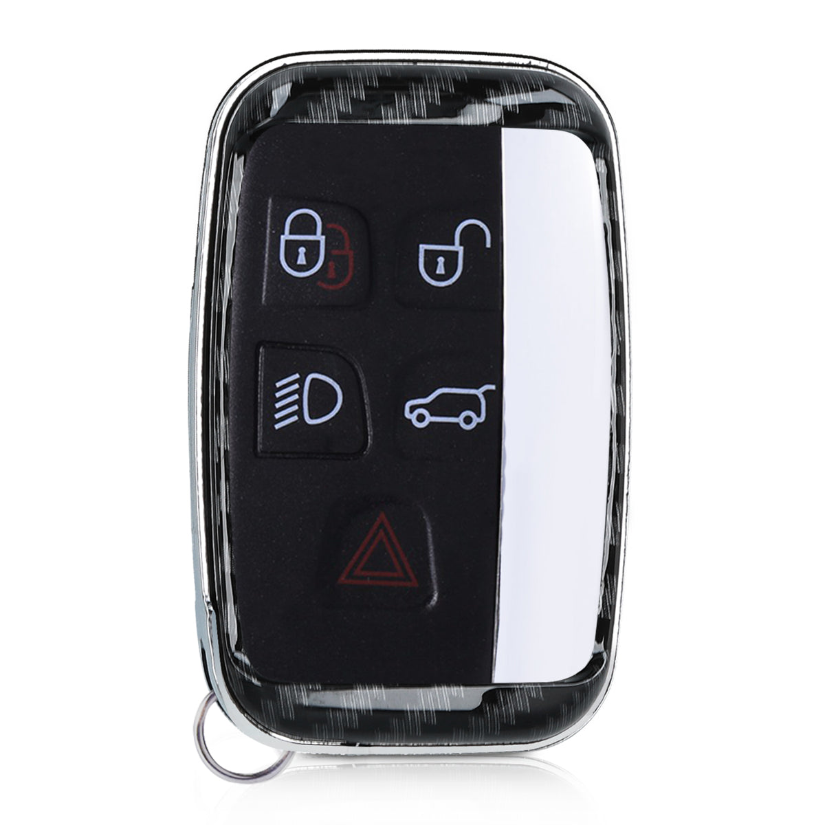 kwmobile Car Key Cover Compatible with Land Rover Jaguar 5-Button Smart Key Hard Cover Protective Case Key Shell Cover