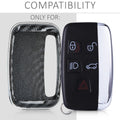 kwmobile Car Key Cover Compatible with Land Rover Jaguar 5-Button Smart Key Hard Cover Protective Case Key Shell Cover