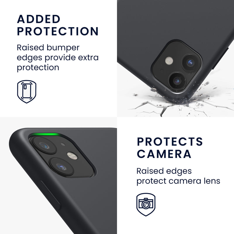 kwmobile Phone Case for Apple iPhone 11 - Silicone Case - Wireless Charging - Protective Cover