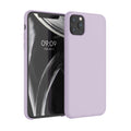 kwmobile Case for Apple iPhone 11 Pro Max - Silicone Cover - Wireless Charging Protective Case