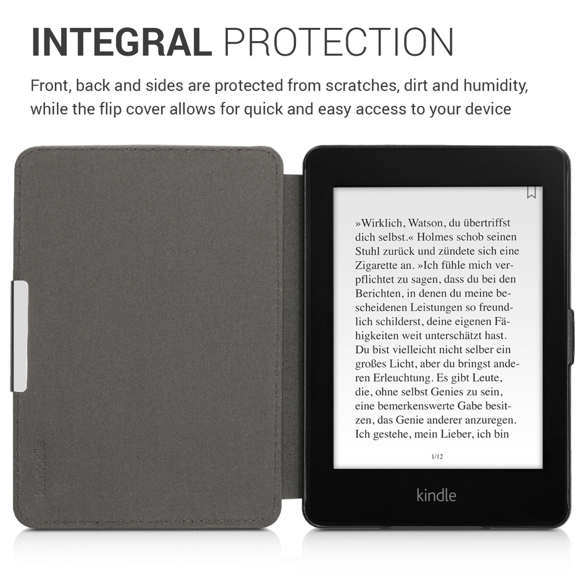 Faux Leather Case compatible with Amazon Kindle Paperwhite