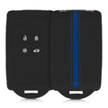 kwmobile Car Key Shell compatible with Renault 4-Button Smart Key (Keyless Go only) Protective Cover