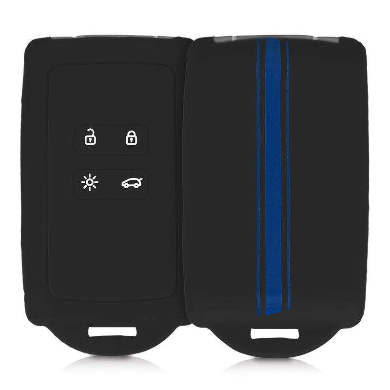 kwmobile Car Key Shell compatible with Renault 4-Button Smart Key (Keyless Go only) Protective Cover