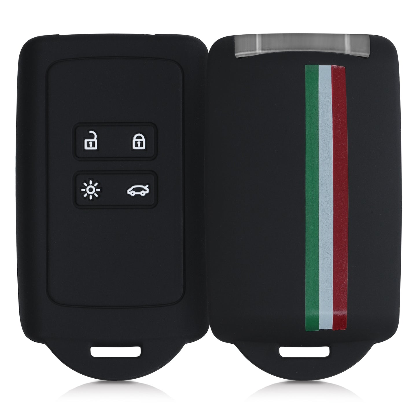 kwmobile Car Key Shell compatible with Renault 4-Button Smart Key (Keyless Go only) Protective Cover