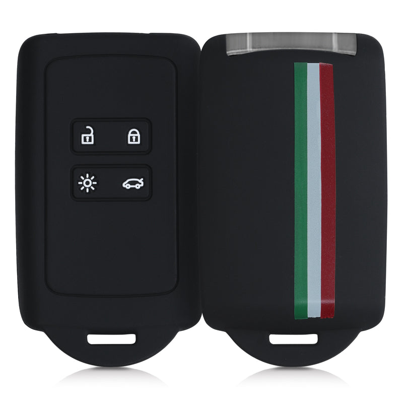 kwmobile Car Key Shell compatible with Renault 4-Button Smart Key (Keyless Go only) Protective Cover