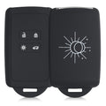 kwmobile Car Key Shell compatible with Renault 4-Button Smart Key (Keyless Go only) Protective Cover