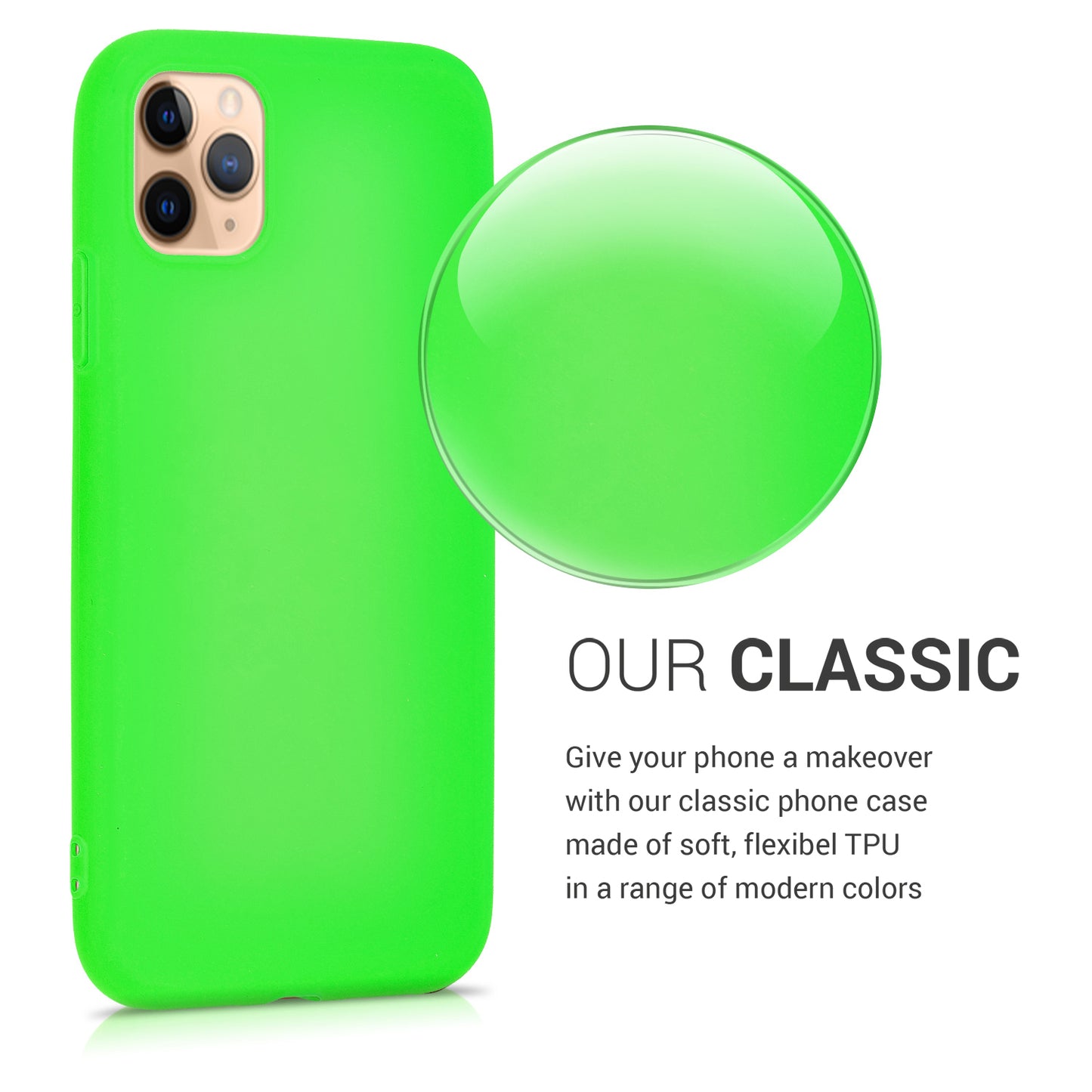 kwmobile Cell Phone Case for Apple iPhone 11 Pro Max Protective Cover Wireless Charging