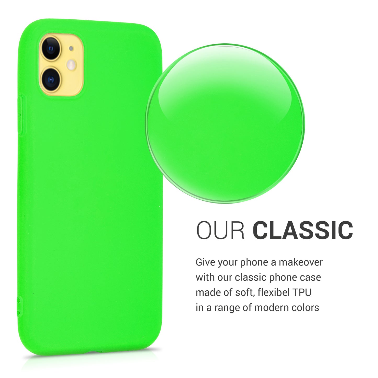 kwmobile Phone Case for Apple iPhone 11 - Wireless Charging - Protective Cover