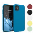 kwmobile Hülle kompatibel mit Apple iPhone 11 Hülle - weiches TPU Silikon Case - Cover geeignet für kabelloses Laden - Hellblau matt Hellblau matt  