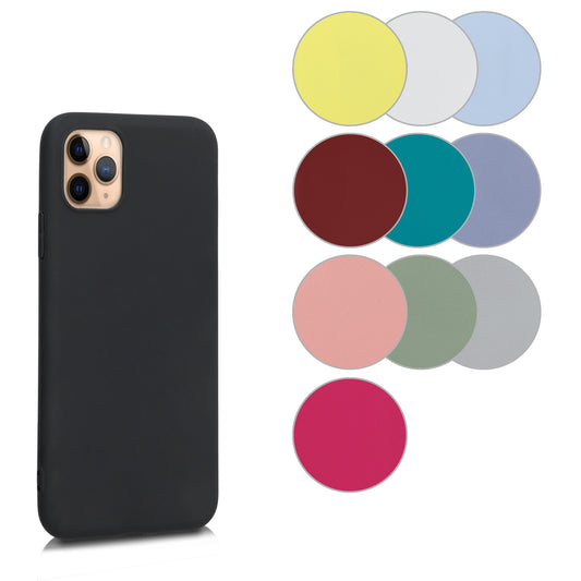 kwmobile Hülle kompatibel mit Apple iPhone 11 Pro Hülle - weiches TPU Silikon Case - Cover geeignet für kabelloses Laden - Hellblau matt Hellblau matt  