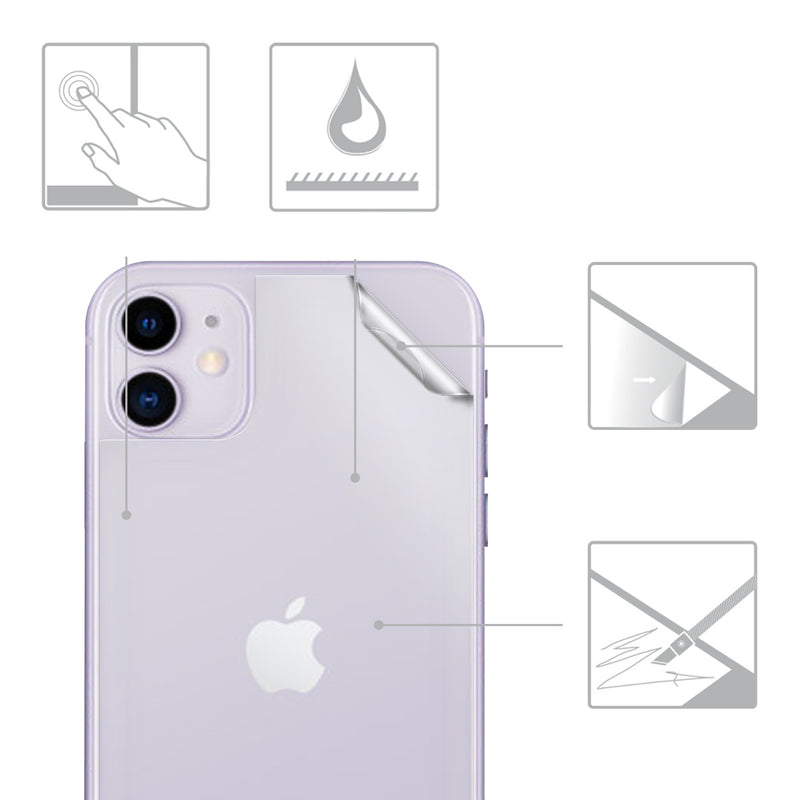 Back Protector Film compatible with Apple iPhone 11