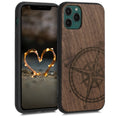 kwmobile Case Compatible with Apple iPhone 11 Pro Phone Cover TPU Compass Vintage