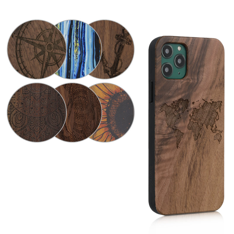 kwmobile Case Compatible with Apple iPhone 11 Pro Phone Cover TPU Compass Vintage