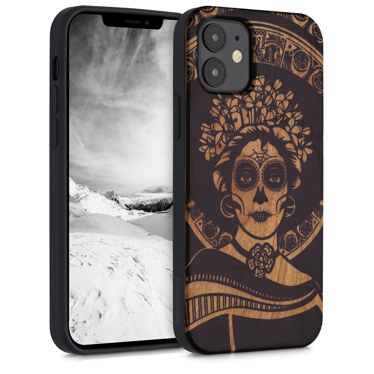 kwmobile Case Compatible with Apple iPhone 11 Phone Cover TPU Phone Case Compass Vintage
