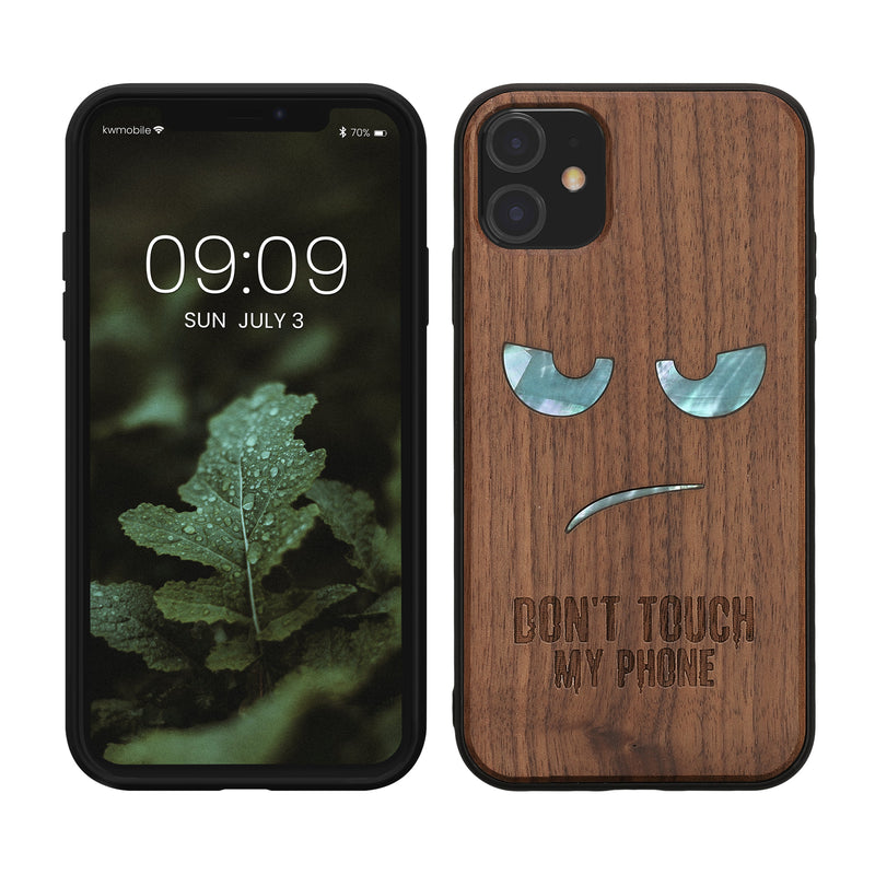 kwmobile Case Compatible with Apple iPhone 11 Phone Cover TPU Phone Case Compass Vintage