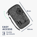 kwmobile Cell Phone Pouch for Smartphones - Felt Cell Phone Case - 16.5 x 8.9 cm Inner Dimensions