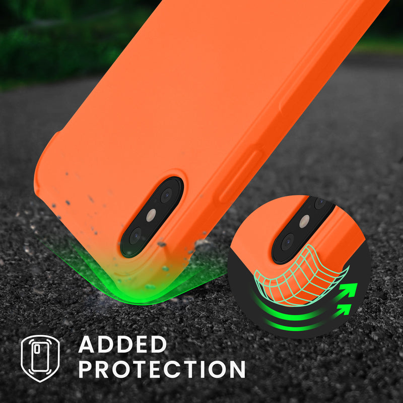 kwmobile Necklace Case Compatible with Apple iPhone X - Cover with Lanyard - Silicone Protective Case